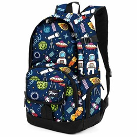 rickyh style School Backpack Travel Bag for Men & Women Lightweight College Back Pack with Laptop Compartmen, 04yz
