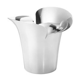 Georg Jensen Bloom Botanica Flower Pot in Stainless Steel - Contemporary Stylish Planter by Helle Damkjær - Small