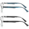 RaoOG Reading Glasses Men Blue Light Blocking - 2 Pack