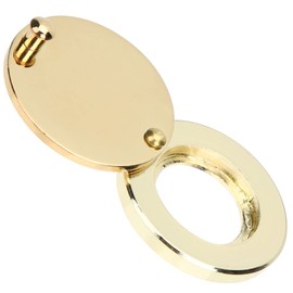 Apartment Door Security Peephole Cover for Inside Apartment Door Peep Hole Covers Viewer Cover Copper Viewer Peephole Plate