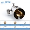 PROOX All Metal Tub Spout with Diverter Brushed Nickel, Diverter