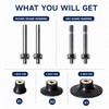 4Pack Sanding Discs Holder Quick Change Disc Pad Holder with