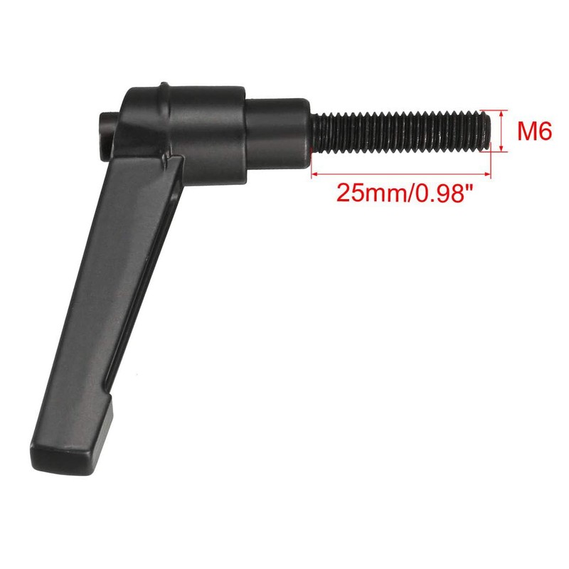 TA-VIGOR 5Pcs Adjustable Clamping Lever Handles, M6 x 25mm Locking