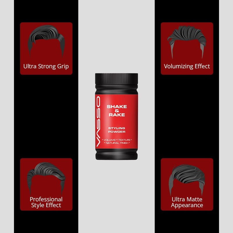 Vasso Hair Styling Powder with Maximum Volume & Control |