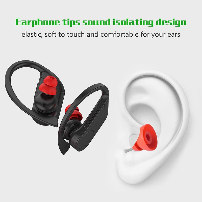 Replacement Eartips Silicone Earbuds Buds Set Earplug Compatible with PowerBeats