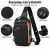 Men’s Sling Bag for Daily Commute – Oxford Crossbody Chest