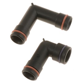 Dorman 47065 Heater Hose Fittings With O-Rings - Plastic Compatible with Select Models, 2 Pack