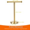 Kalitro Gold Towel Rack Hand Towel Stand, Bathroom Towel Holder