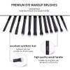 MSQ Eyeshadow Brushes 12Pcs Professional Eye Makeup Brush Set Pure