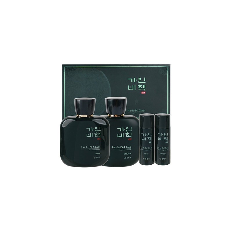 Gainbicheck 가인비책 곤 남성 2종 세트 /수삼배양근 엑소좀 남성한방 화장품