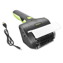 Cordless Rechargeable Grill Brush PURAMI Safe Grilling Rescue Gift No Shedding Bristles, 360° Rotating Cleaner Brush, Lithum 8V 700r/min Heavy Duty BBQ Accessories for Grill bot