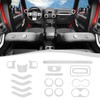SQQP 18PCS Full Set Interior Trim Kit for Jeep Wrangler