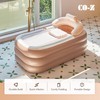 CO-Z Inflatable Bathtub with Electric Air Pump and Bath Pillow