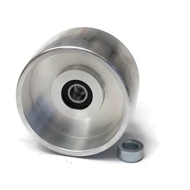 Nylon-Pulley Belt Grinder Wheel 4Inch Tracking Wheel for 2 x 72Inch Making Grinder