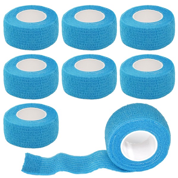 Chewarelly 8 Pack 1 in x 5 Yards Cohesive Wrap