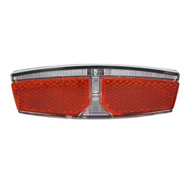 nean Bicycle E-Bike LED Rear Light, Rear Light with Reflector, Bicycle Light with StVZO Approval, Outdoor Rear Reflector, Rear Lamp 8 Candela, Red