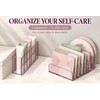 2-Pack 7-Slot Cosmetic Organizers for Makeup Storage – Clear Plastic