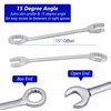 Bestgle Mini Combination Wrench Set, 10Pcs Metric 4-11mm Small Wrench