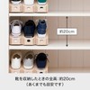 LIKE-IT SHW-01 Shoe Storage, Space Saving, Double Storage Capacity, Multiple