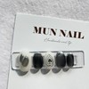 Black Heart Nail Tips - Lipstick / 블랙하트 네일팁 -