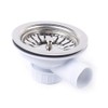 Small RV Sink,Stainless Steel Caravan Camper Sink with Water Pipe,