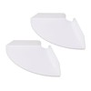 2pcs Wall Mount Floating Corner Shelves Quarter Round Hanging Corner