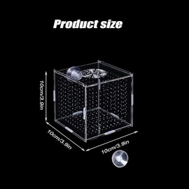 Acrylic Fish breeding Box,Fish Breeding Box,Acrylic Fish Isolation Box Hatchery Incubator Aquarium Isolation BoxTransparent Fish Breeder Box for Fish Tank,Breeder Box for Fish Tank