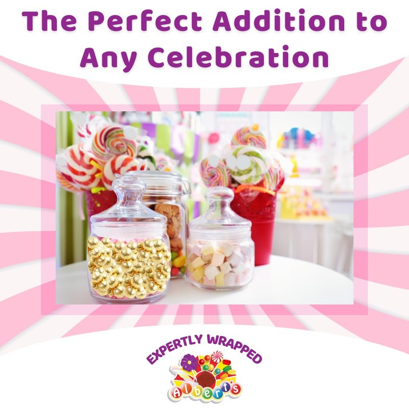 ALBERT'S Candy Milk Chocolate Foiled Balls, 40 oz Bag, Party
