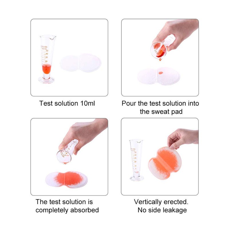Large Underarm Sweat Pads for Women and Men Fight Hyperhidrosis