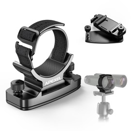 APEXEL BinoClamp Pro Schnellwechsel-Klemmset für Fernglas – 38mm Schnellwechselplatte & 1/4" Gewindeanschluss,Dual-Modus für Rucksack/Stativ,Teleskop-Rucksackclip aus Aluminiumlegierung