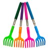Qaoquda (4- Pack) Portable Extendable Telescopic Plastic Back Scratchers/Hand Massager/Backslap