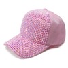 Bling Baseball Cap for Women with Full Diamond Design Adjustable