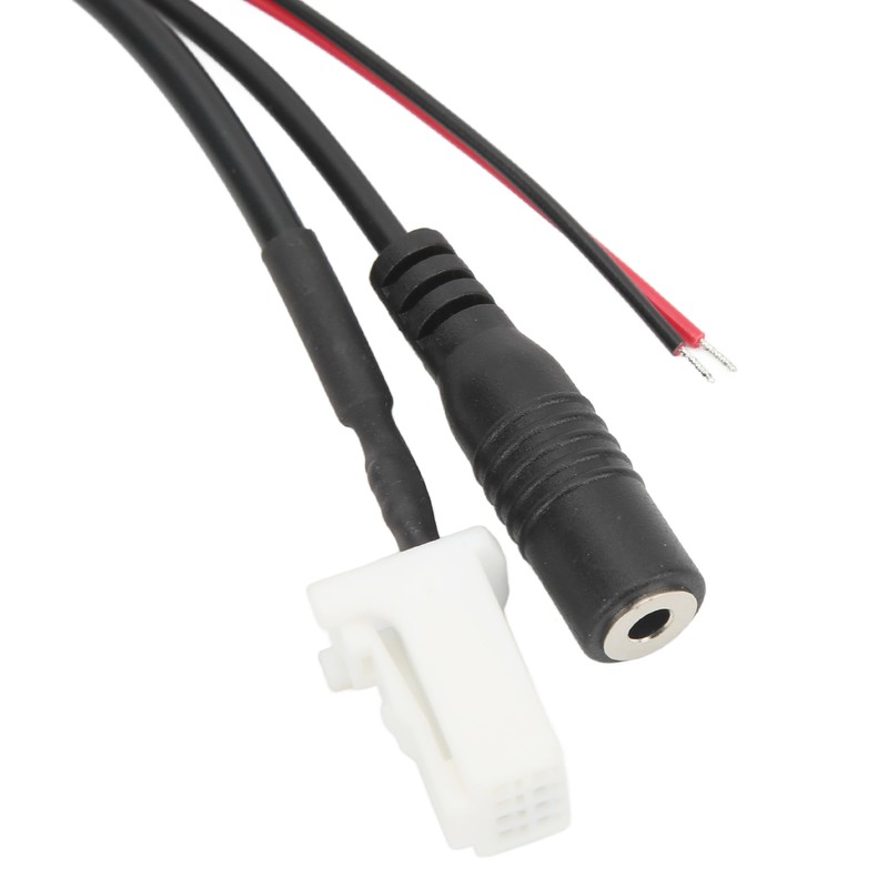 Car Bluetooth Audio Cable Adapter with Microphone Hands Free Replacement