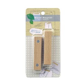 Nakabayashi Wood Magnet, Postcard Size, Natural Wood Grain WMG-202NM