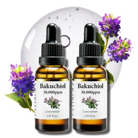 Concentrado de bakuchiol coreano en suero, 30 000 ppm, alternativa al retinol de alta potencia, reducción de arrugas, reafirmación y suavizado de la piel, antienvejecimiento, piel sensible, vegano y