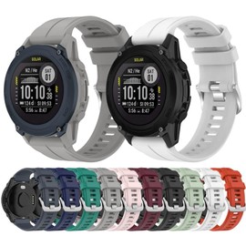 HEYUS Replacement Band for Garmin Forerunner 955/945/935/instinct/instinct 2, Wrist Strap for Fenix 6 Pro GPS/ 5/5 plus/Descent G1/approach S62 S60 Smartwatch (Black)