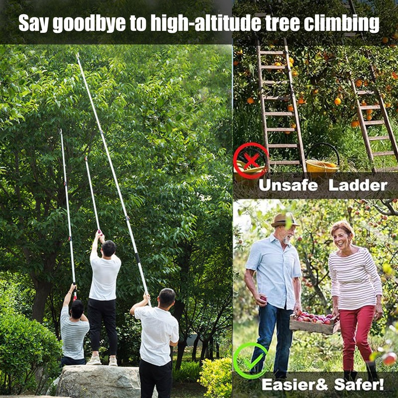 xixi-home 4.6-9.8 Ft Cut and Hold Pruners Long Reach Pole