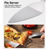 Stainless Steel Pizza Wheel and Cutter,2Pc Stainless Steel Pizza Cutter