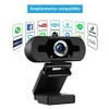 Web Camera USB Web Camera with Microphone HD Webcam Cover