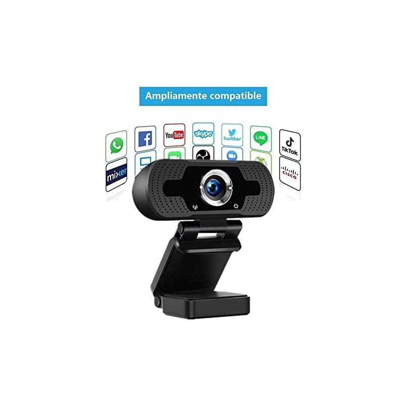 Web Camera USB Web Camera with Microphone HD Webcam Cover
