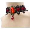 ETERNITY J. Retro Handmade Craft Lace Royal Court Vampire Choker