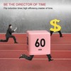 Weewooday Cube Timer, Gravity Sensor Flip Timer for ADHD Productivity,