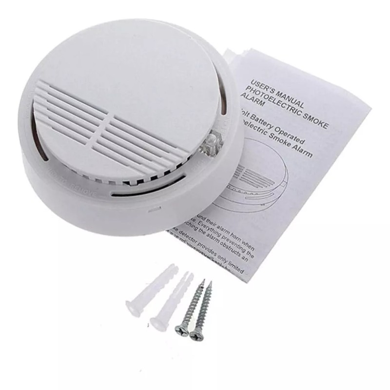 Haichen Detector De Humo Alarma De Incendios Inalambrico Seguridad