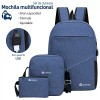 Bluelander 5 Sets Mochila Para Laptop Con Mochila Cruzada Y