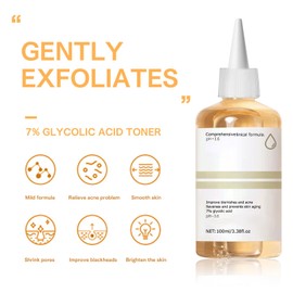 100 ml Glycolic Acid Toner, Glycolic Acid Peeling 7% Ige Solution, Glycolic Acid
