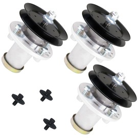 JXJKCZ 539112170 Lawn Mower Spindle Assembly with 153535 Pulley Fits for Hu sqvarna RZ4824f, MZ5226, MZ52, MZ52, MZ5225,3 Pack