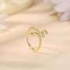 FASACCO 14k Gold Fillled Toe Rings for Women Hug CZ