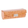 2x Estuche De Lápiz Labial Individual De Negro Y Naranja
