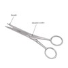 Masako Hair Scissors, Beard Scissors with One-Sided Micro Teeth Made