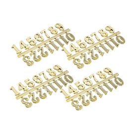 ABOOFAN 4 Set DIY Arabic Clock Numerals Wall Clock Kit for Easy Repair and Easy to Read Numbers for All Ages for Creative Projects Home Office